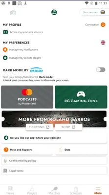 Roland-Garros android App screenshot 4