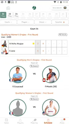 Roland-Garros android App screenshot 5